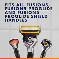 Cartouches de rechange de rasoir Gillette Fusion5ProGlide Défense pour hommes, cartouches de rechange de rasoir pour manche de rasoir Flex-pivot, 2x plus de lubrification