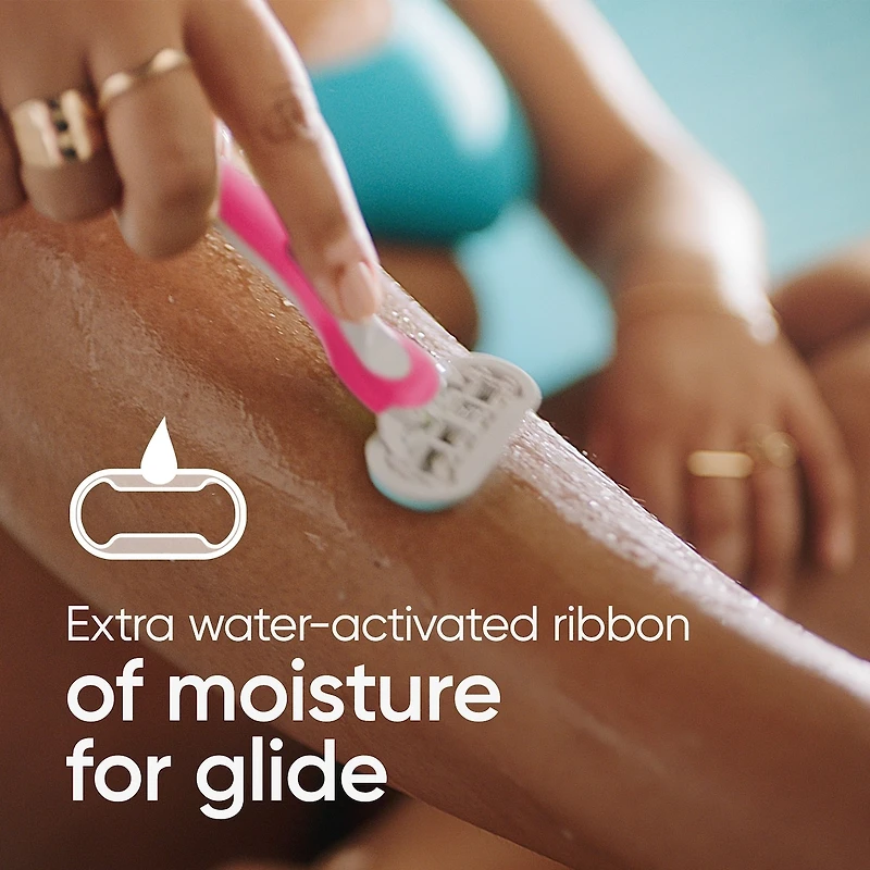 Rasoirs jetables Extra doux Vert pour femmes, 2 unités