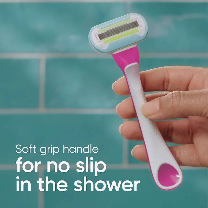 Rasoirs jetables Extra doux Vert pour femmes, 2 unités