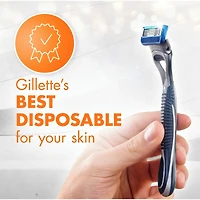Rasoirs jetables pour hommes Gillette Sensor5, paquet de 2