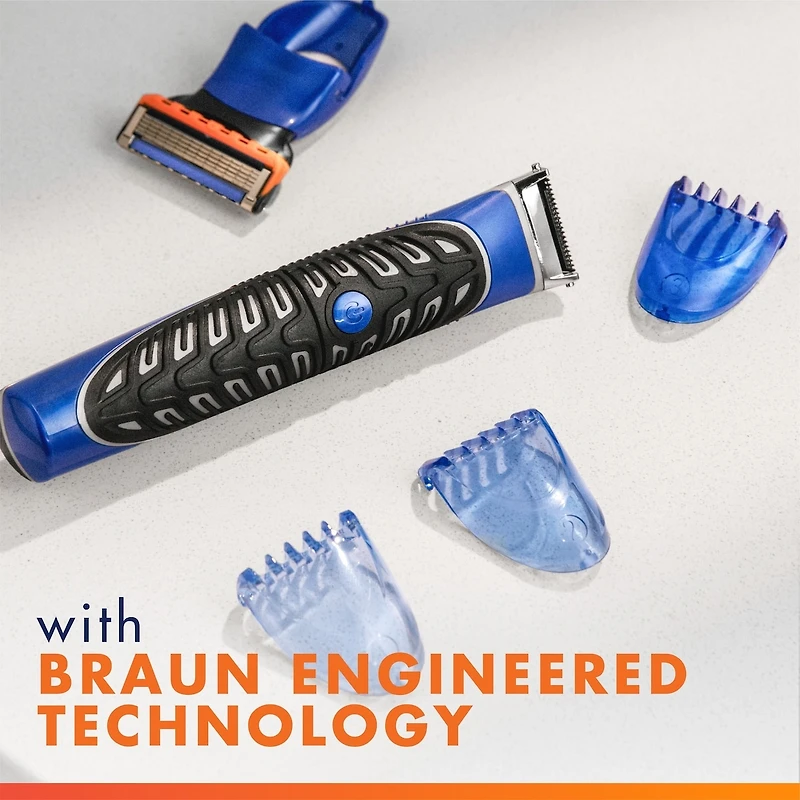 Gillette All Purpose Styler: Beard Trimmer, Fusion Razor & Edger for Men