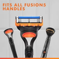 Cartouches de rechange de rasoir Gillette Fusion5 pour hommes, cartouches de rasoir, bande lubrifiante, lame de précision pour hommes