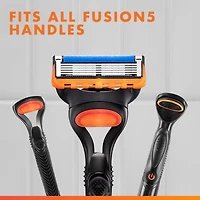 Cartouches de rechange de rasoir Gillette Fusion5 pour hommes, cartouches de rasoir, bande lubrifiante, lame de précision pour hommes