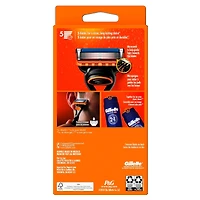 Gillette Fusion5 Men’s Razor Handle + 2 Blade Refills