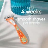 Rasoirs jetables pour femmes Gillette Venus Treasures, paquet de 3