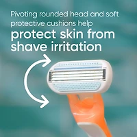 Rasoirs jetables pour femmes Gillette Venus Treasures, paquet de 3