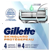 Gillette SkinGuard Men's Razor Blades, 4 Refills