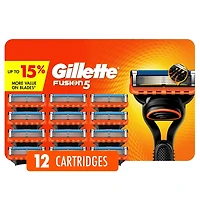 Cartouches de rechange de rasoir Fusion5 pour hommes, 12 cartouches