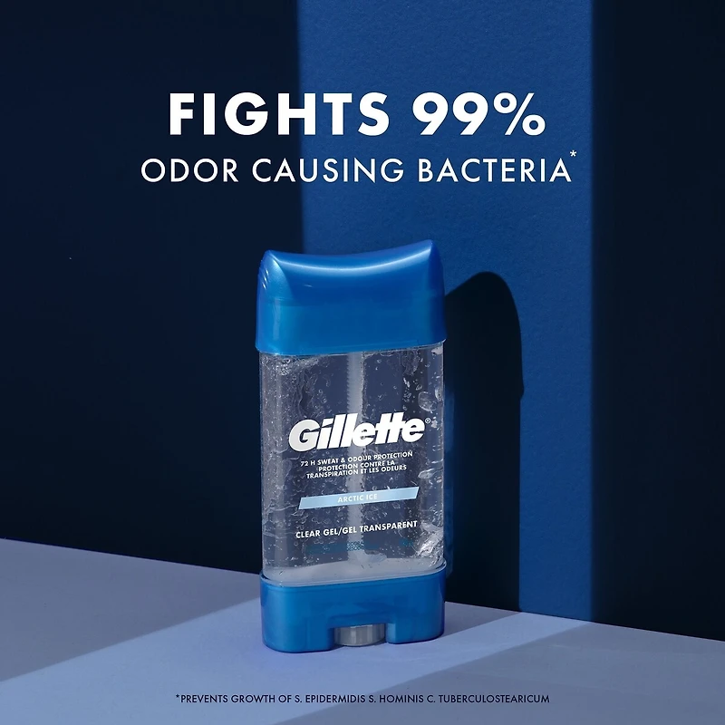Antisudorifique et désodorisant en gel transparent Gillette avec technologie de parfum Xtend