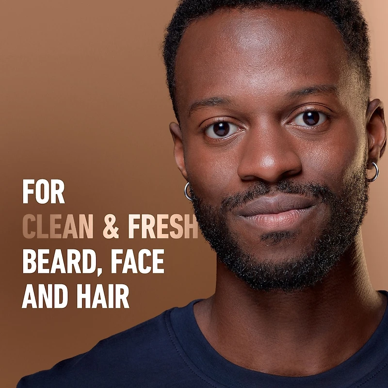 King C. Gillette 3in1 Beard, Face & Hair Wash with King C. Gillette Signature Scent, 11.8oz