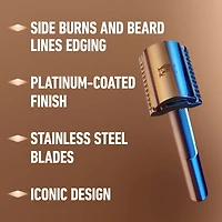 Cartouches de rechange pour rasoir de sûreté à double tranchant King C. Gillette pour un meilleur contrôle, 10 unités