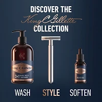 Cartouches de rechange pour rasoir de sûreté à double tranchant King C. Gillette pour un meilleur contrôle, 10 unités