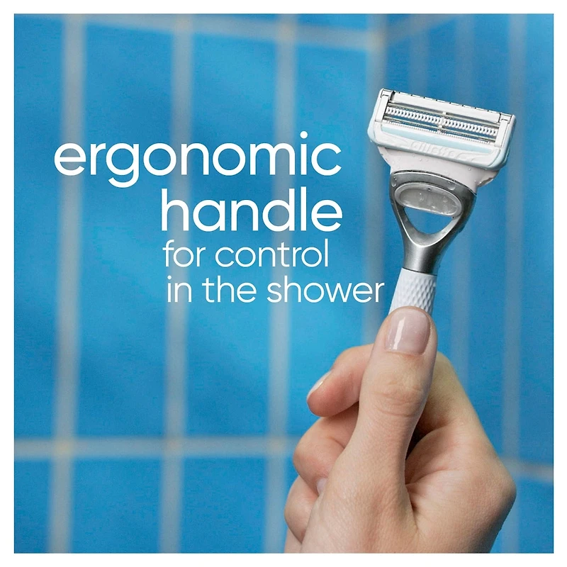 Gillette Venus for Pubic Hair and Skin, Women's Razor Blades, 4 Refills