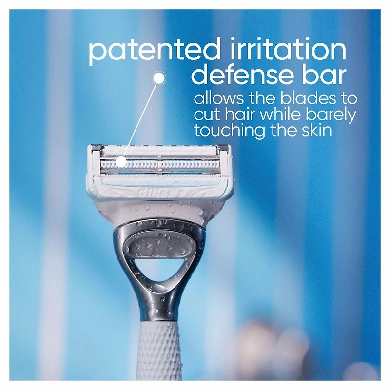 Gillette Venus for Pubic Hair and Skin, Women's Razor Blades, 4 Refills