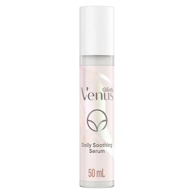 Sérum apaisant quotidien Gillette Venus pour la peau et les poils pubiens, 50 mL
