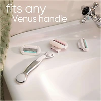 Rasoir Gillette Venus Comfortglide avec Olay Sugarberry pour femmes, manche avec 2 cartouches de rechange