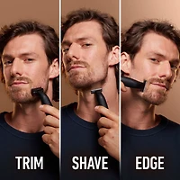 Tondeuse tout-en-un King C. Gillette avec la nouvelle technologie CenterCut pour une efficacité et une proximité optimales, une conception sans fil et un rasage facile et rapide