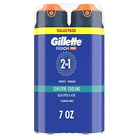 Gel à raser Gillette PRO pour hommes, PAQUET DOUBLE