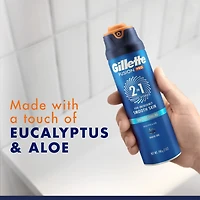 Gel à raser Gillette PRO pour hommes, PAQUET DOUBLE