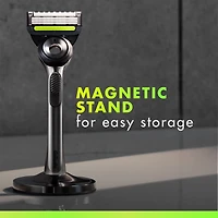 GilletteLabs with Exfoliating Bar Razor for Men - 1 Handle, 1 Razor Blade Refill