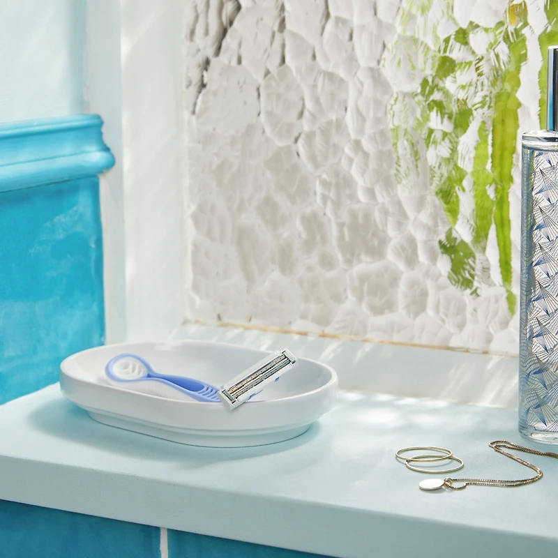 Rasoirs jetables Gillette pour femmes, pour la peau et les poils pubiens, 4 u