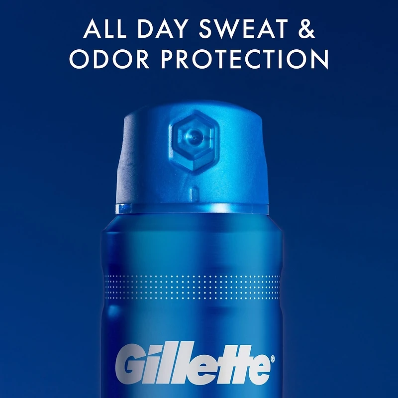 Antisudorifique et désodorisant en aérosol Gillette pour hommes