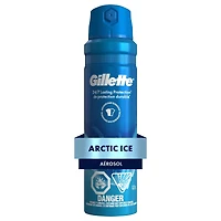Antisudorifique et désodorisant en aérosol Gillette pour hommes, Fraîcheur glaciale