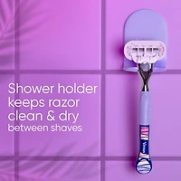 Gillette Venus Miami Midnight Extra Smooth Sensitive Women's Razor Refills, 6 ct