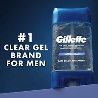Antisudorifique et désodorisant en gel transparent pour hommes