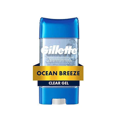 Clear Gel Antiperspirant and Deodorant for Men Ocean Breeze Scent