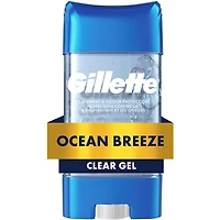 Antisudorifique et désodorisant en gel transparent pour hommes, parfum Brise marine