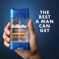 Antisudorifique et désodorisant en gel transparent pour hommes, parfum Brise marine