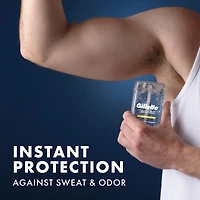 Antisudorifique et désodorisant en gel transparent pour hommes, parfum Brise marine
