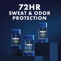 Antisudorifique et désodorisant en gel transparent pour hommes, parfum Brise marine