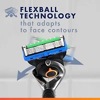 Rasoir  ProGlide pour hommes, 1 manche de rasoir, 2 cartouches de rechange, manche de rasoir Flex-pivot et lame de précision pour hommes