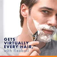 Gillette Fusion5 ProGlide Chill Shaving Razor for Men, 1  Razor Handle, 2 Refills, 2x Cooling Lubrication, FlexBall Handle and Precision Trimmer