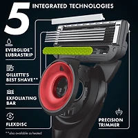 Rasoir pour hommes sous licence officielle des Raptors, 1 manche, 1 cartouche de rechange, 1 gel à raser