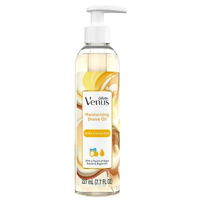Moisturizing Shave Oil, Vanilla & Honey Scented