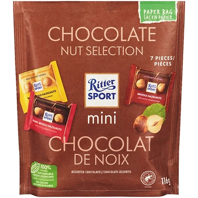 Mini chocolat de noix chocolats assortis