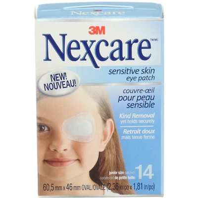 Nexcare™ Gentle Removal Eye Patch KRJ-14-CA, Small, 14/Pack