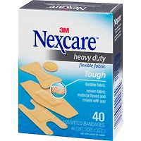Nexcare™ Heavy Duty Fabric Bandages, Ast. Sizes, 40 pk