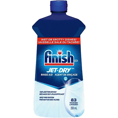Finish Jet-Dry, Agent de rinçage pour lave-vaisselle, Original, 250ml, Agent de rinçage et de séchage pour lave-vaisselle