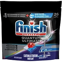 Finish Détergent Pour Lave-Vaisselle, Quantum Ultimate, Fresh, 26 Comprimés