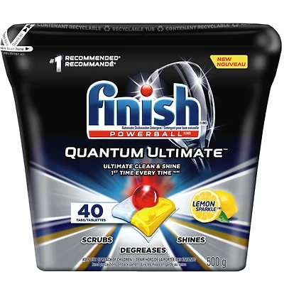 Dishwasher Detergent, Quantum Ultimate, Lemon