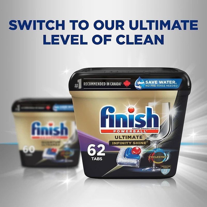 Finish Quantum Ultramax Automatic Dishwasher Detergent, Fresh