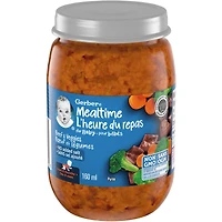 Mealtime Purée Beef And Veggies Jar