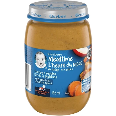 Purée L'Heure Du Repas Dinde Et Légumes