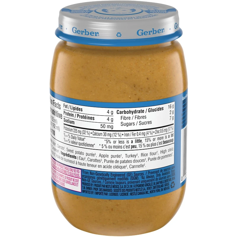 Mealtime Purée Turkey And Veggies Jar