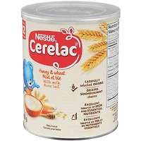 Céréales bébés CERELAC Miel, blé, lait, 6x400 g