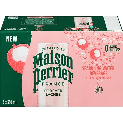 Infiniment Litchi, boisson Ã  lâ€™eau pÃ©tillante, arÃ´me naturel de litchi